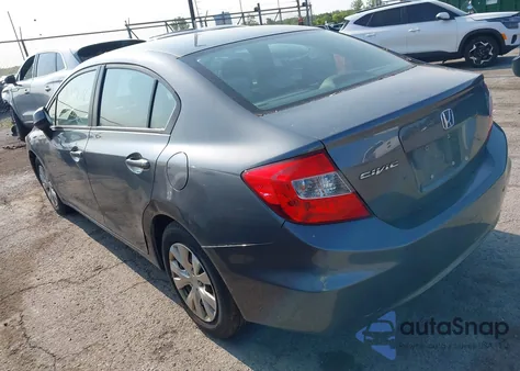 2012 Honda Civic Lx из США, поврежденный, VIN 19XFB2F58CE102273
